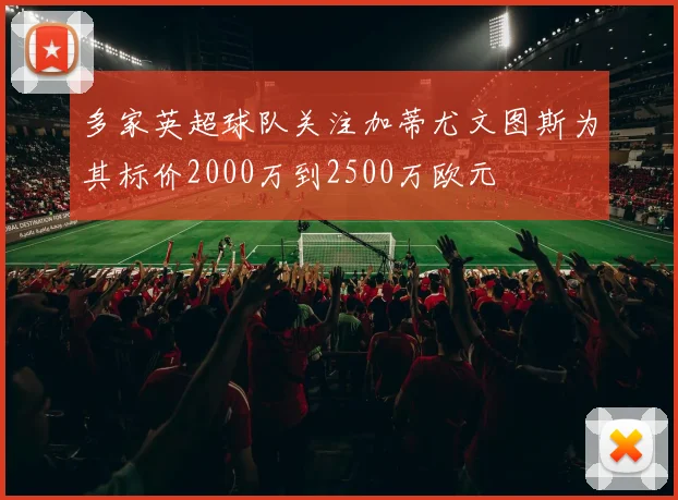 多家英超球队关注加蒂尤文图斯为其标价2000万到2500万欧元